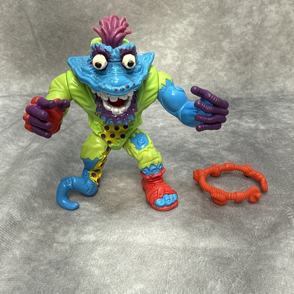 Wyrm‎ Teenage Mutant Ninja Turtles TMNT 1991 Playmates VTG  Action Figure & Belt